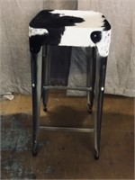 Real Cowhide Leather Barstool