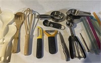 Pair of Stainless Measuring Cups, Peelers,