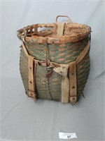 Primitive Adirondack Trapper Pack Basket