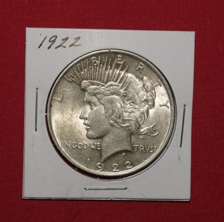 1922 Peace Silver Dollar