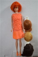 1963 Fashion Queen Barbie w/Rare Color Magic