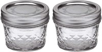 20 Pcs Mini Mason Jars,  Clear Glass Jelly