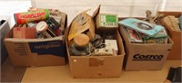 (3) Boxes of Household Items