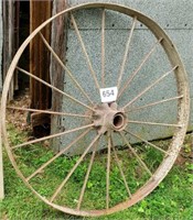 Large metal tractor rim