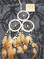 Dream Catcher Leather And Feathers