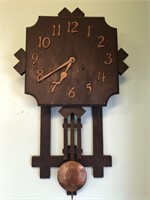 Handmade Painted Wall Clock