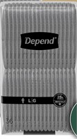 DEPEND FRESH PROTECTION ADULT INCONTINENCE LARGE