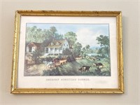 Framed Reprint of "American Homestead Summer"