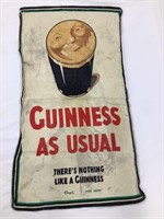 Guinness Beer Adv. Towel, 28”T, 15 1/2”L