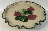 NICE MONIQUE DUCLOS SIGNED POTTERY CAKE STAND
