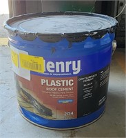 (ZZ) HENRY Plastic Roof Cement: Asphalt, Black,