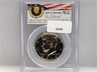 PCGS 2014-P SP67 UNC JFK Half $1