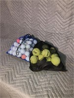 Qty of golf balls & tennis balls  (at#10b)