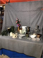 Qty of glassware, decorative plants, etc  (at#10b)