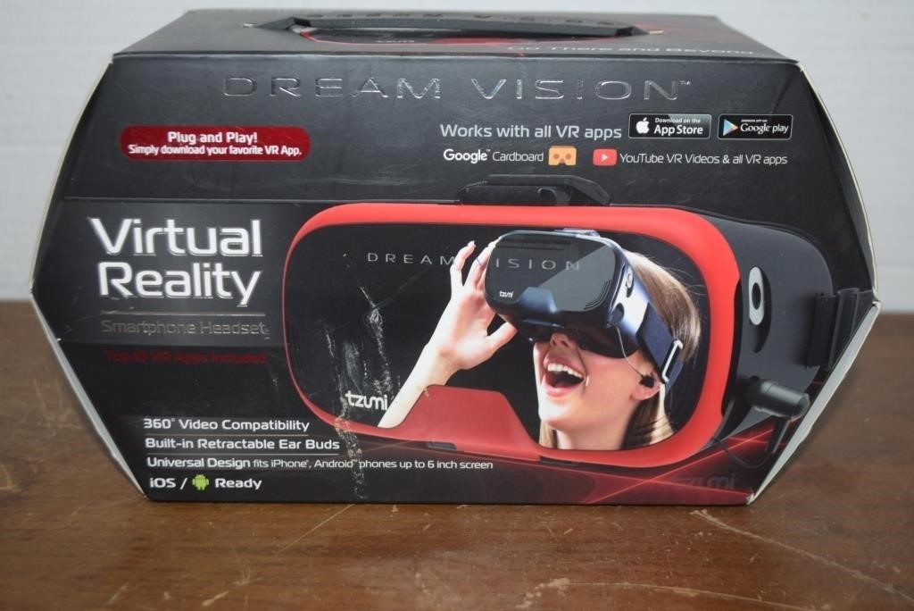 Dream Vision,Plug & Play Virtual Reality Head Set