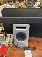 Vizio 36" sound bar and speaker set
