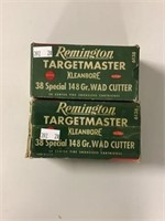 2 Boxes 38 Special 50 Count Each Ammo