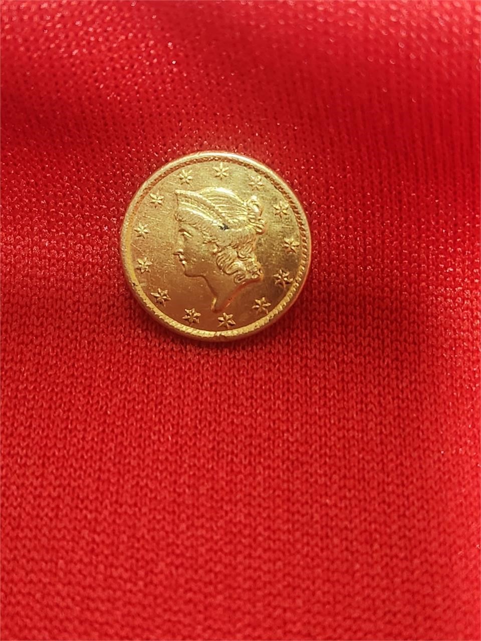 1850-C Gold Coin $1Liberty Head Type 1 MS