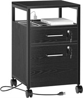 SUPERJARE File Cabinet with Lock & Charging