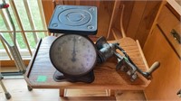 Vintage kitchen scale with economy #10 food