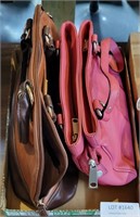 2 WOMAN'S LEATHER PURSES