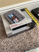 Vintage Nintendo game and console no power cords