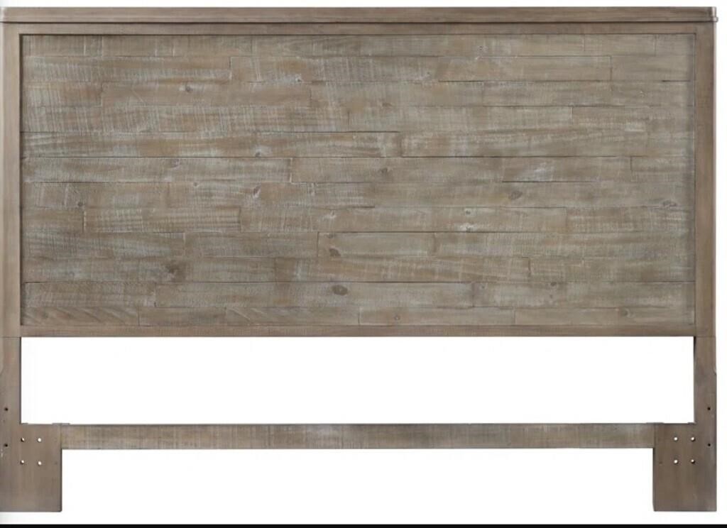 NEW* Mauve Solid Wood Panel Headboard Size: King