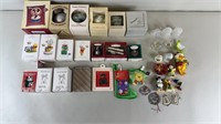 39pc Hallmark Keepsake Christmas Ornaments+