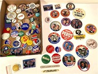 vintage political buttons