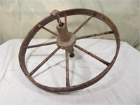 *Vintage 15" Steel Wheel/Pulley