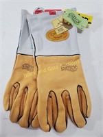 New Men's Large Caiman Elk Skin Gloves