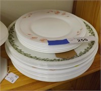 Lot of Corelle Dinner Plates and Arcopal