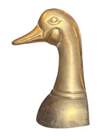 Solid Brass Decorative Duck Book End