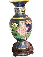 Royal Satsuma Navy Vase