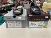 Two Pair of size 7.5 Ladies Shoes, liz & antonio