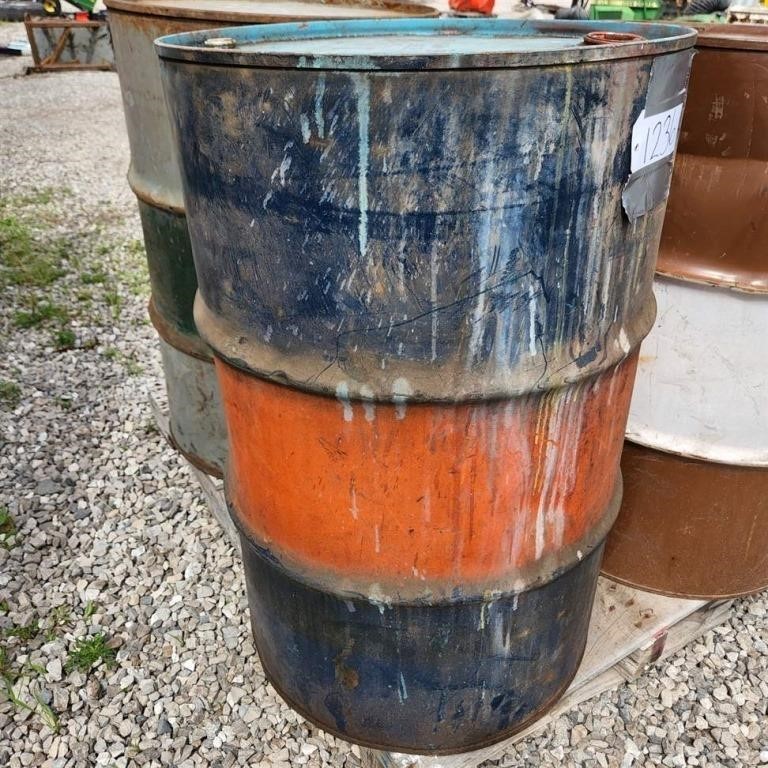 Gulf ICL Test Oil 45 Gal Metal Barrel