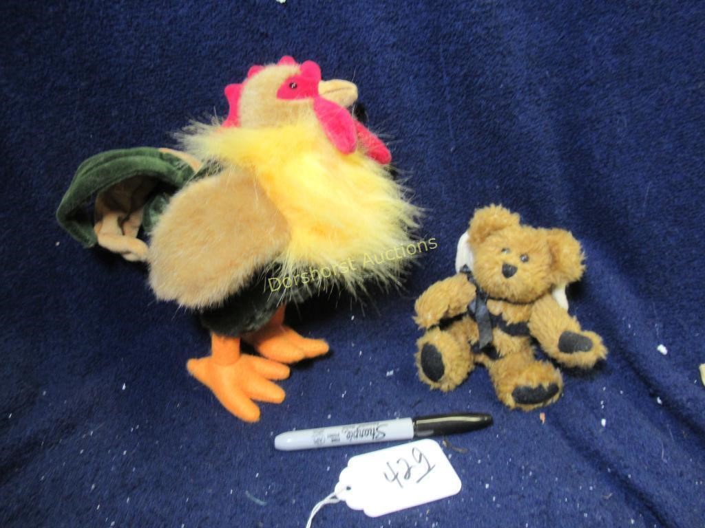 BOYD'S BEARS - ROOSTER & TEDDY BEAR ANGEL