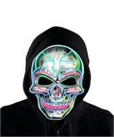 ( New ) LED Halloween Mask, Scary Halloween