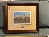 1989-90 Framed & Numbered Duck Stamp 371/ 7200