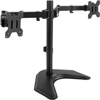 VIVO Dual LED LCD Monitor Mount, Free-Standing