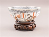 Chinese Eggshell Porcelain Bowl w/ Qianlong Mark