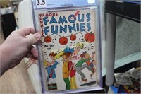 GRADED FAMOUS FUNNIES COMIC 3.5