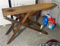 ANTIQUE WOOD IRONING BOARD