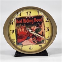 REPRODUCTION LITTLE RED RIDING HOOD ALARM CLOCK