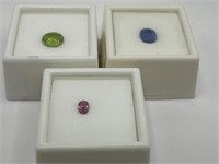 Semi Precious Stones Peridot, Pink Spinel &