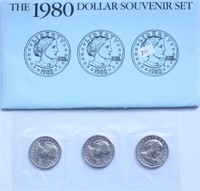 1980 SBA DOLLAR SET