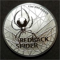 2020 Australia 1 OZ .999 Siver RARE Redback Spider