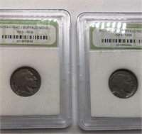 Indian Head Buffalo Nickels 1913-1938