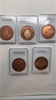 Copper Coin 1 oz .999 Fine Copper Collectable