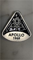 Apollo 1969 commemorative pin